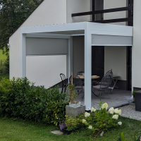 Installation d'une pergola bioclimatique IZI à Neupré