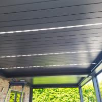 Installation d'une double pergola bioclimatique OPEN