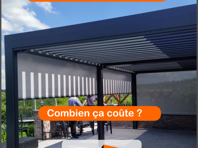 Quel est le prix d'une pergola bioclimatique orientable OPEN ou IZI ?