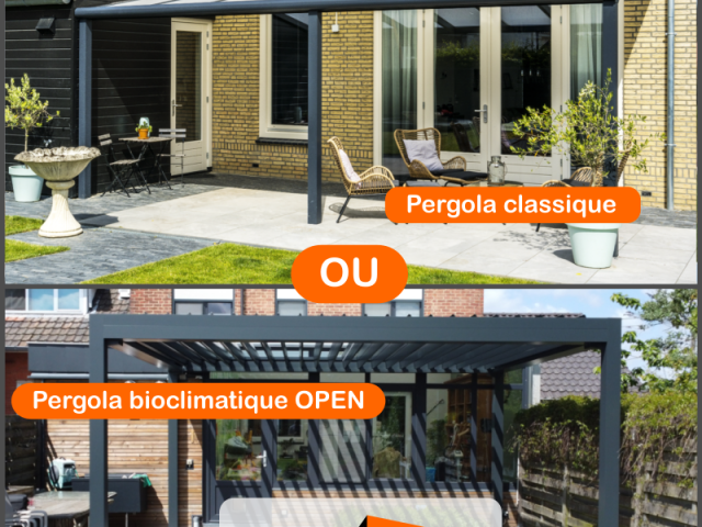 Pergola bioclimatique vs pergola classique : Le duel des ombres et du soleil