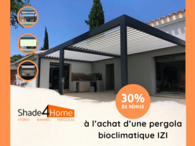 Pergola bioclimatique 4x3 en super promotion pour le début de l'été